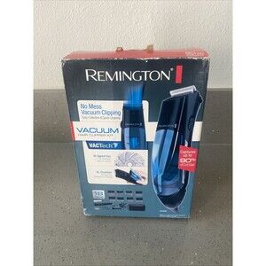 Remington Vacuum Haircut Kit, Vacuum Beard Trimmer, Hair Clippers for Men READ